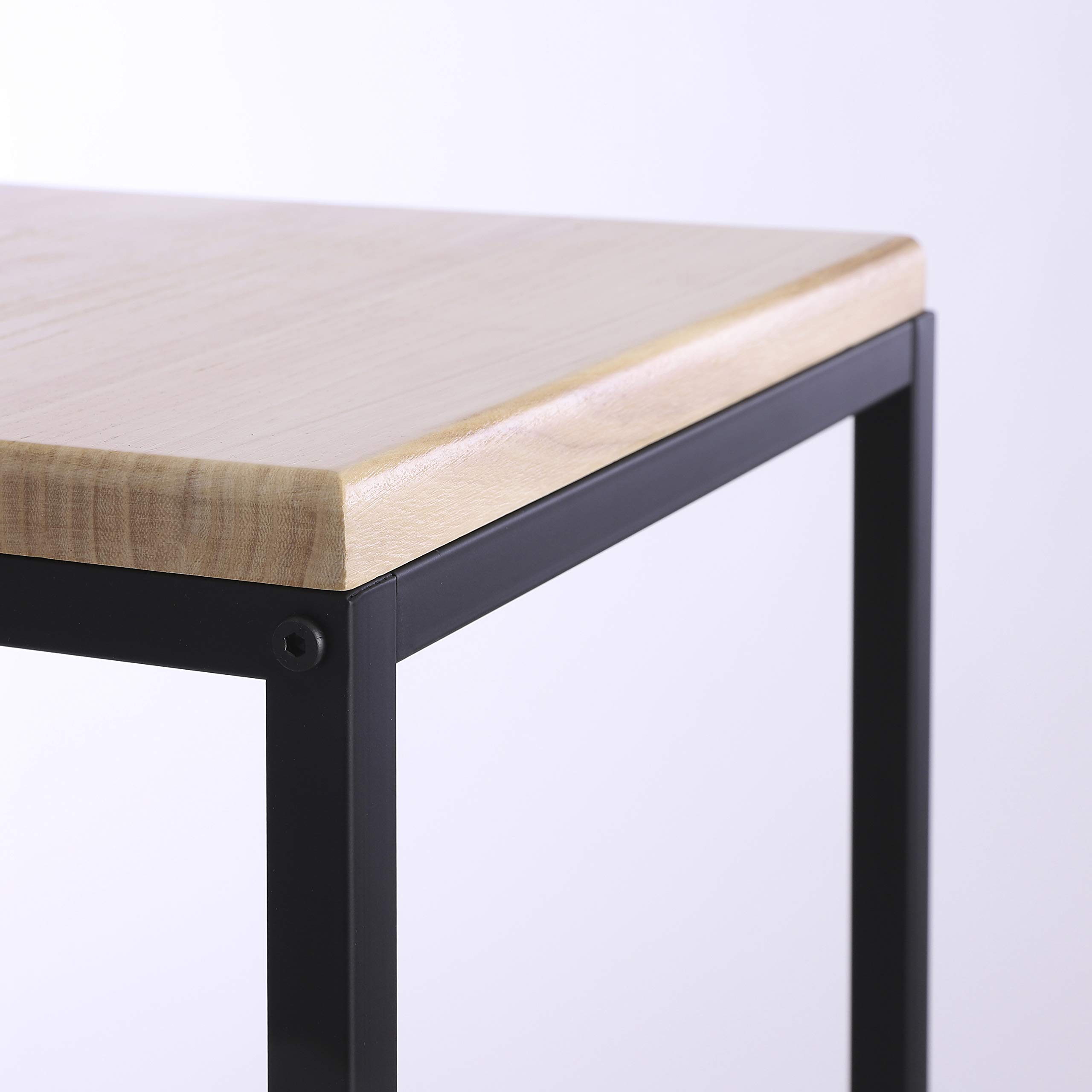mica-decorations-oskar-table-basse-noire-60x60x38-cm-m-tal-bois image 4