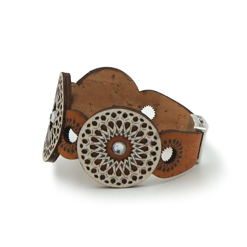 luisa-paix-o-disco-bracelet-li-ge-bleu-3cm-aimant image 3
