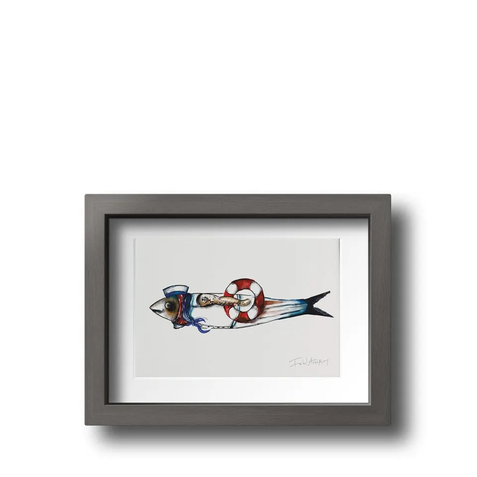 luisa-paix-o-sardinha-isabel-amorim-gravure-sardine-21x30cm-sign-e-2 image 1