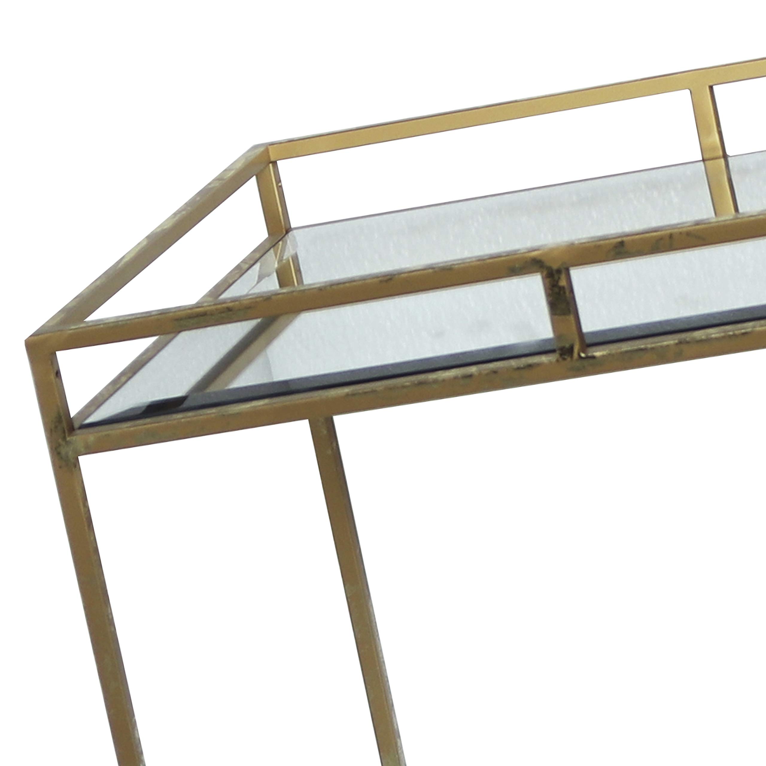 baroni-home-glam-table-basse-m-tal-dor-plateau-verre-miroir image 4
