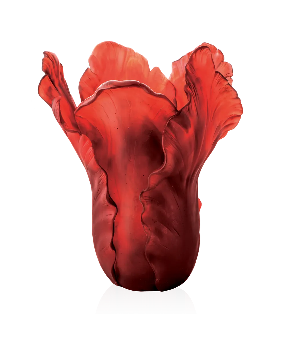 daum-tulipe-vase-magnum-vase-rouge-dor-50ex image 1