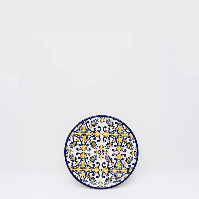 luisa-paix-o-tradicional-assiette-c-ramique-jaune-11-cm image 1