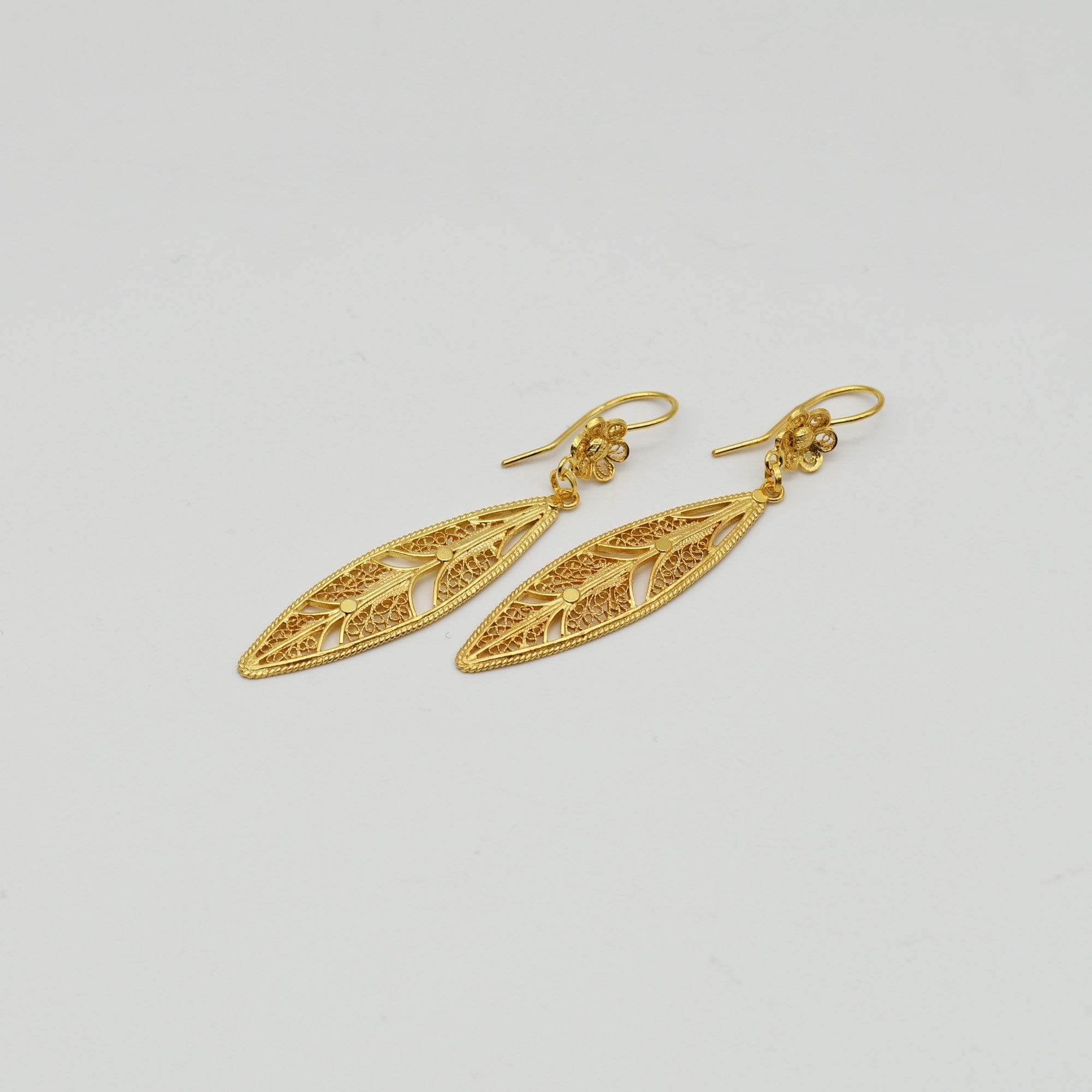 luisa-paix-o-boucles-filigrane-argent-dor-6-cm-6-7-g image 1