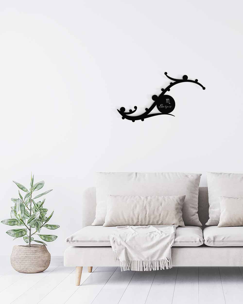 je-suis-art-signes-du-zodiaque-scorpion-tableau-m-tal image 1