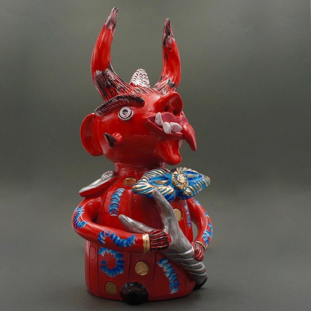 luisa-paix-o-prazeres-c-ta-diabo-35-cm-statuette-diable-rouge image 3