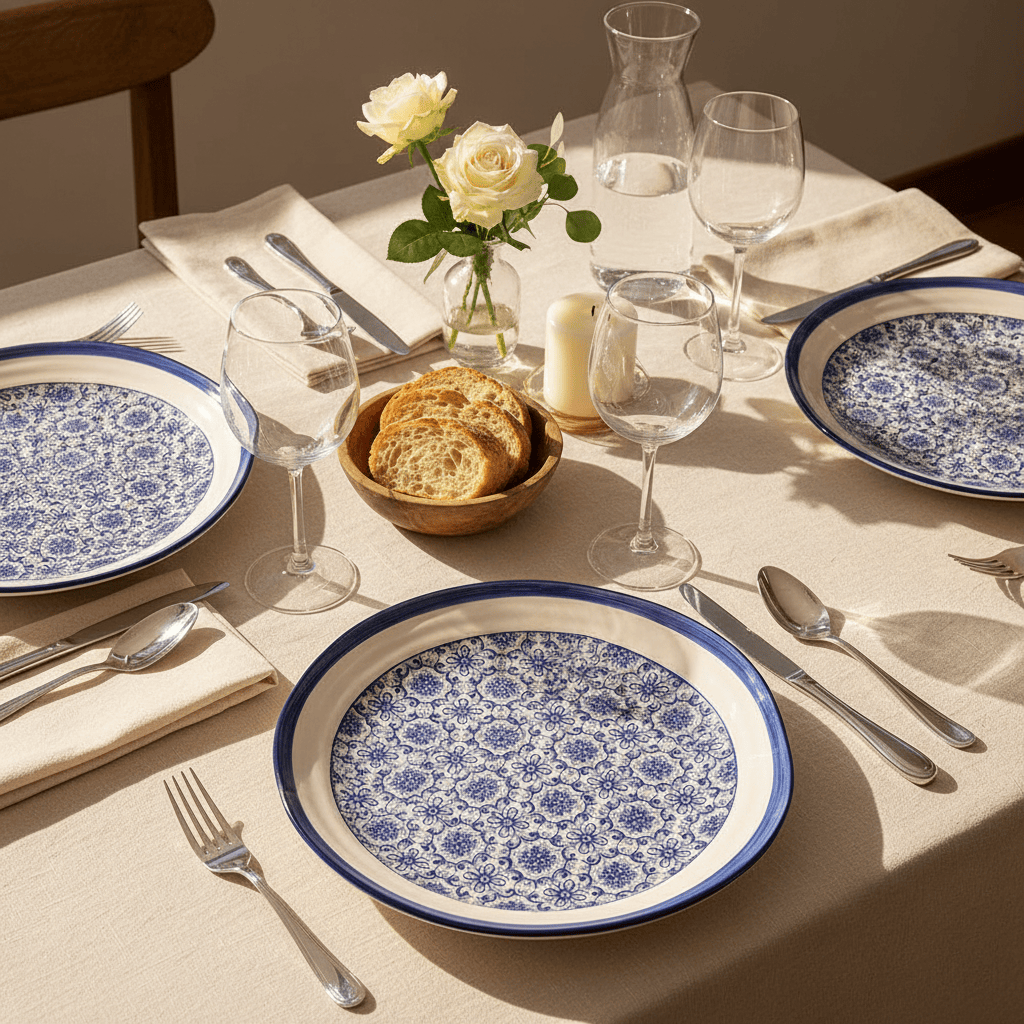 luisa-paix-o-vaisselle-portugaise-assiette-padr-o-27cm-bleu image 2