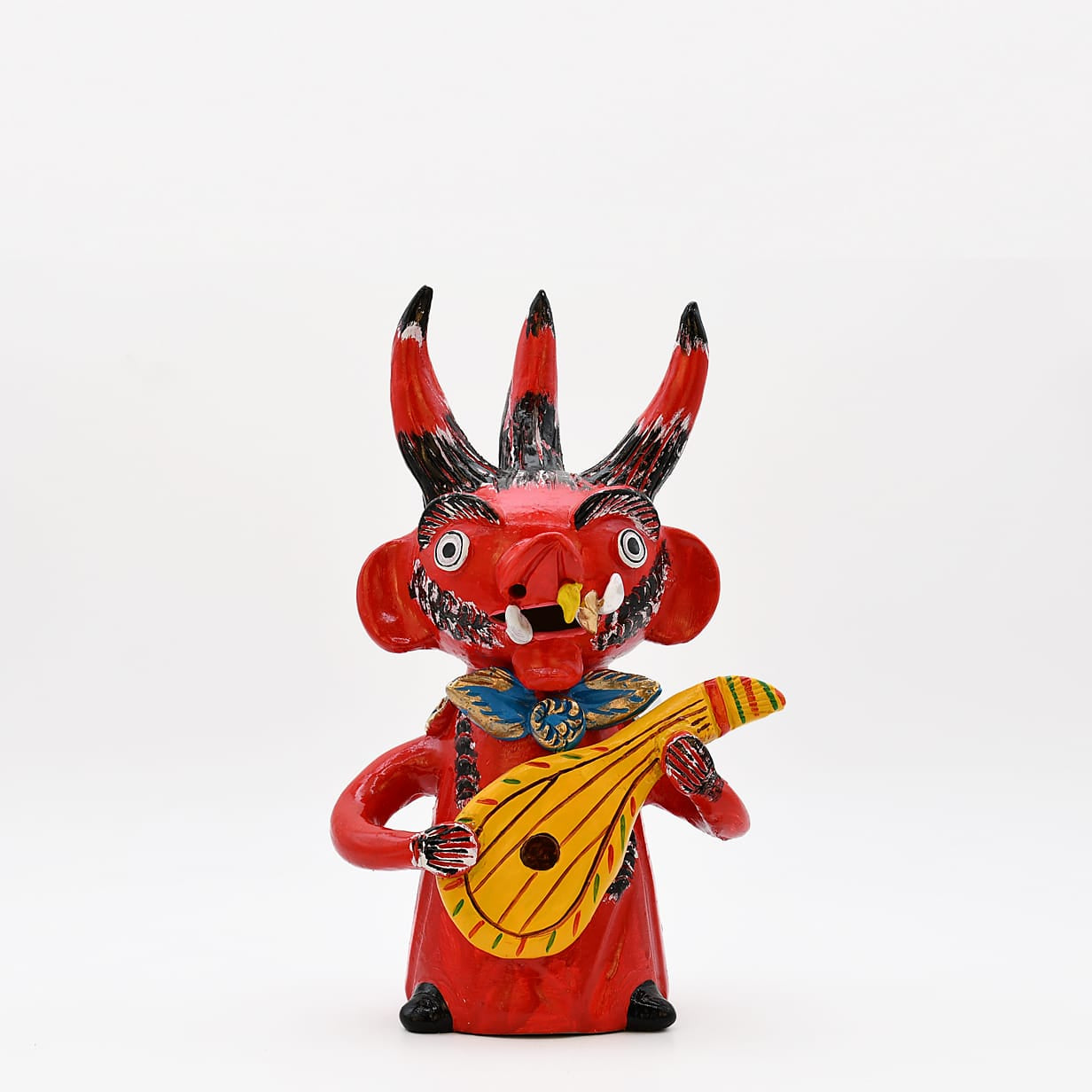 luisa-paix-o-diabo-com-guitarra-30cm-statuette-n-ud-bleu image 1