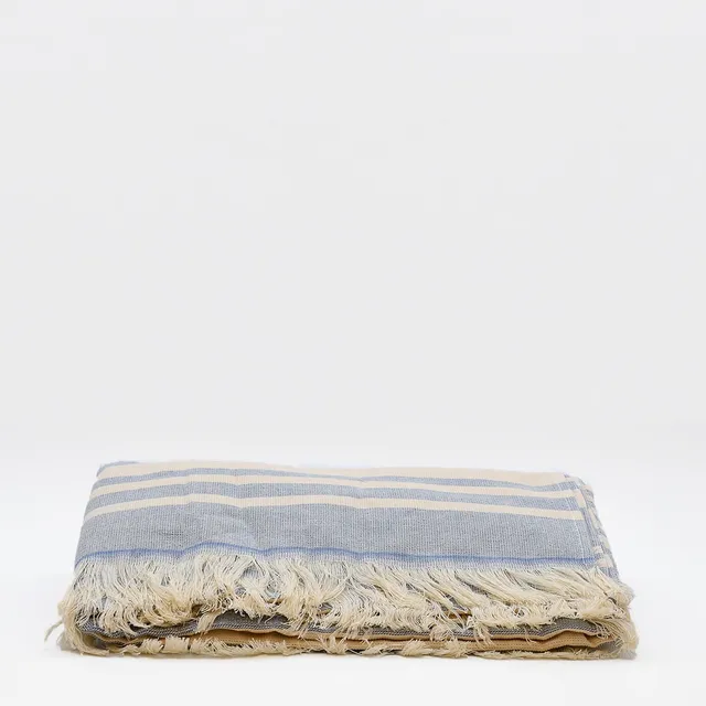 luisa-paix-o-drap-de-plage-coton-bleu-180x100-l-ger image 1