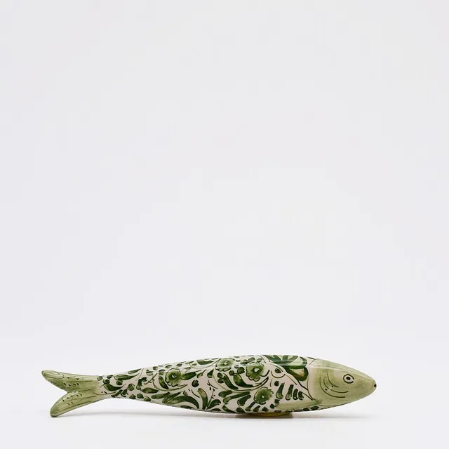 luisa-paix-o-sardine-coimbra-c-ramique-verte-10x2cm image 1