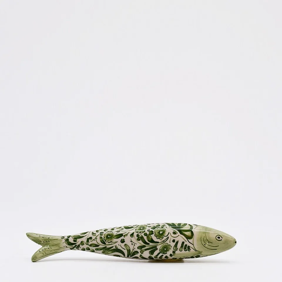 luisa-paix-o-sardine-coimbra-c-ramique-verte-10x2cm image 1
