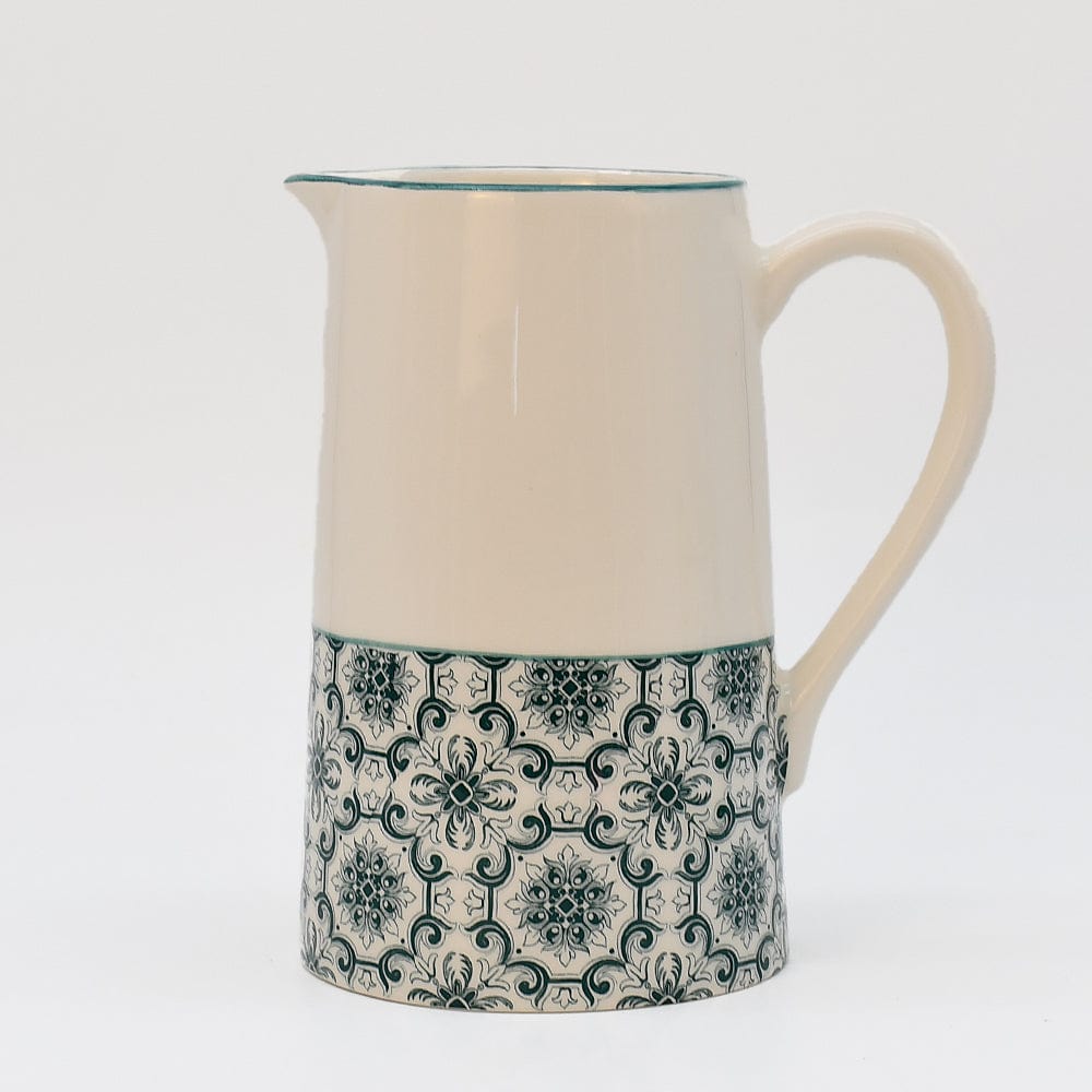 luisa-paix-o-padr-o-carafe-c-ramique-verte-1-litre image 1