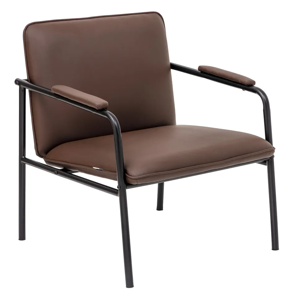 baroni-home-fauteuil-lounge-marron-78x59x64-cm image 1