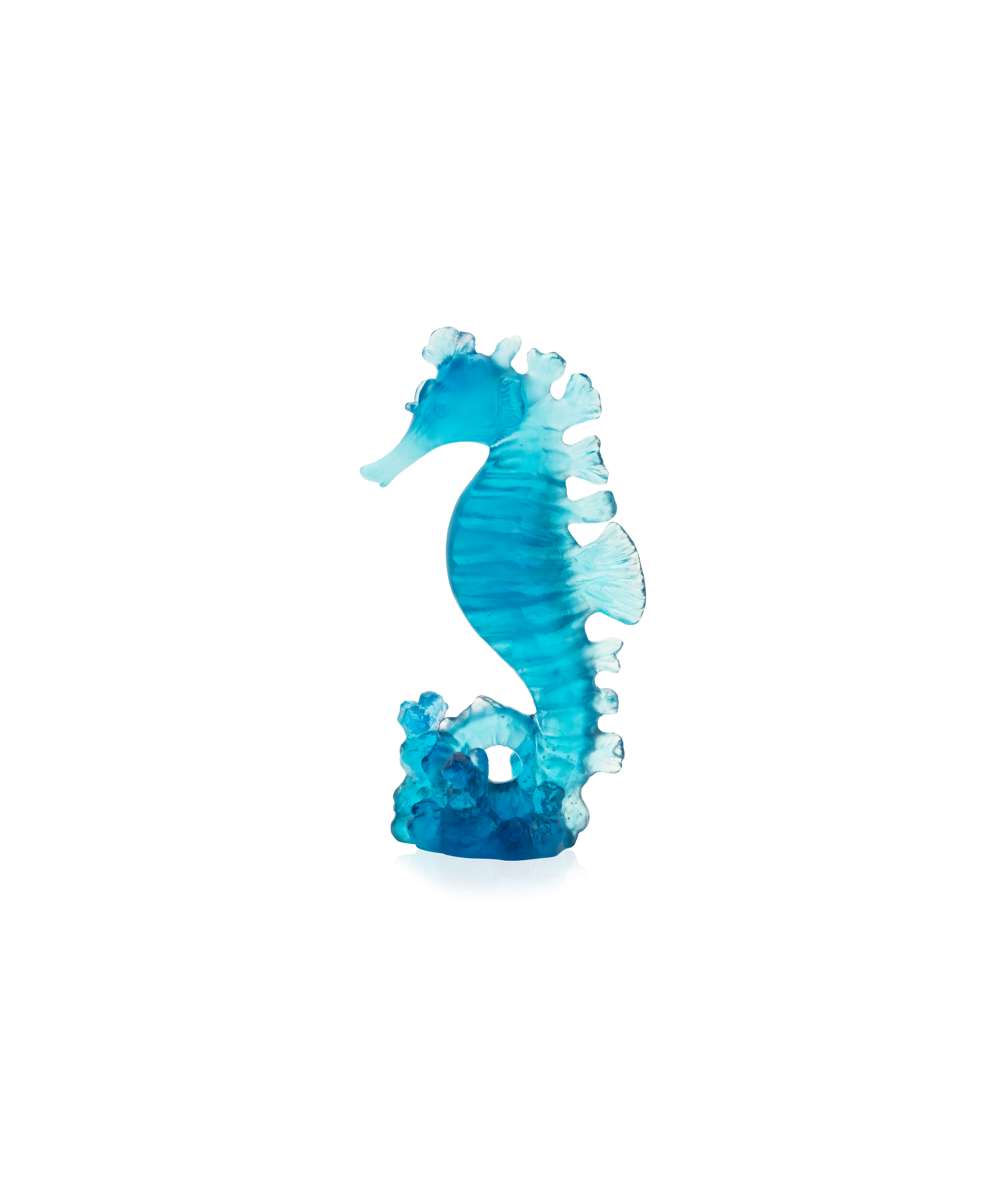 daum-univers-animalier-maya-hippocampe-sculpture-petit-mod-le-bleu image 1