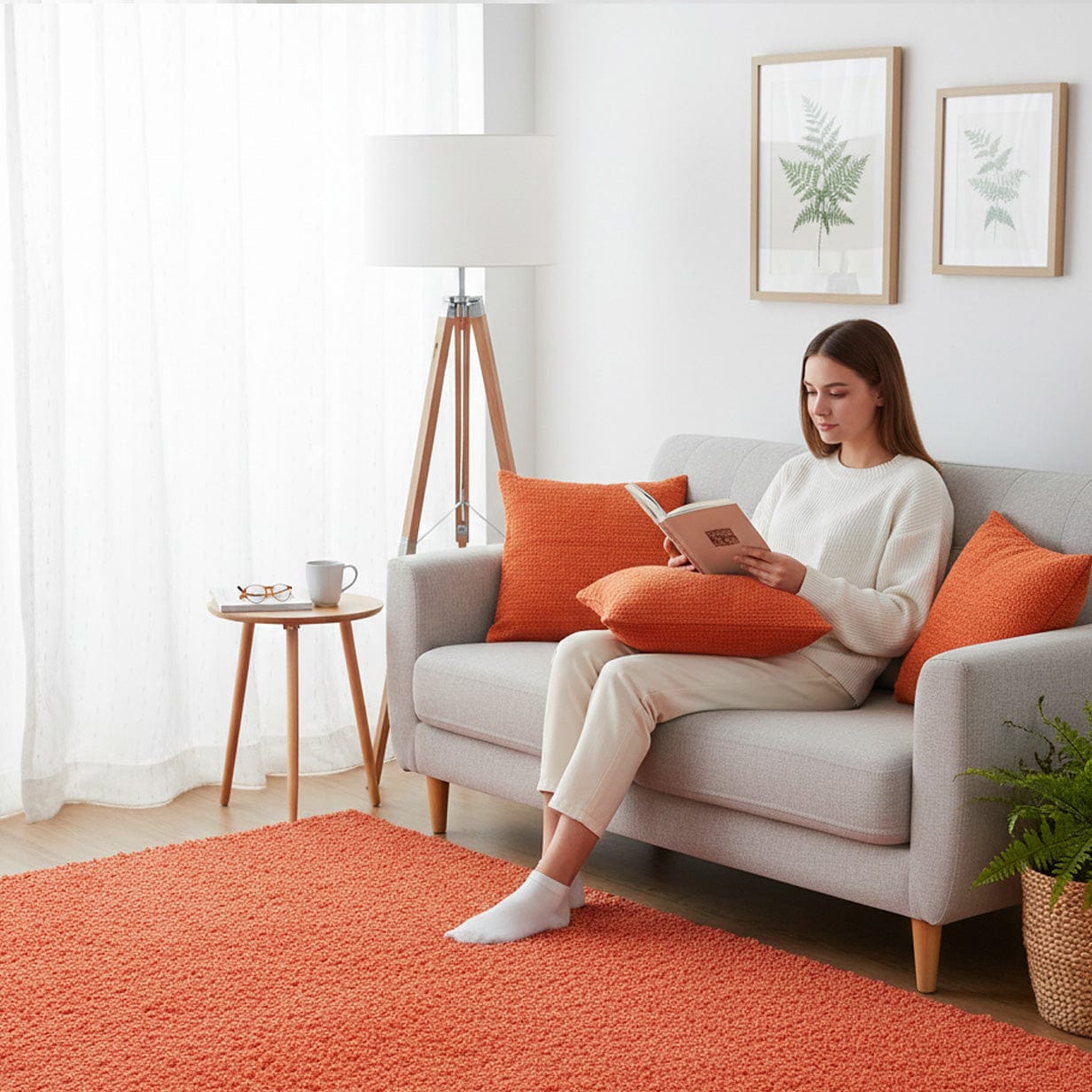 luisa-paix-o-housse-coussin-artisanale-60x60-orange-lavable image 2