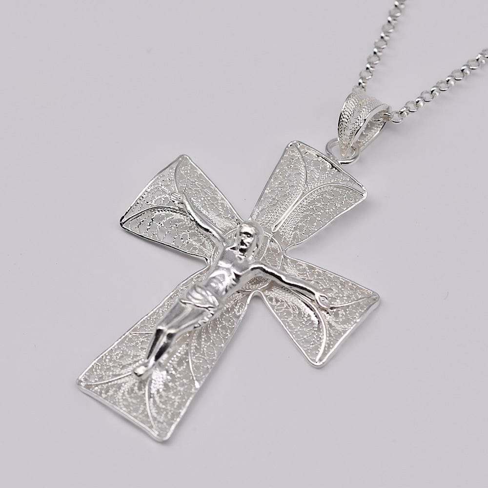 luisa-paix-o-crucifixo-i-pendentif-croix-argent-925-5cm image 2