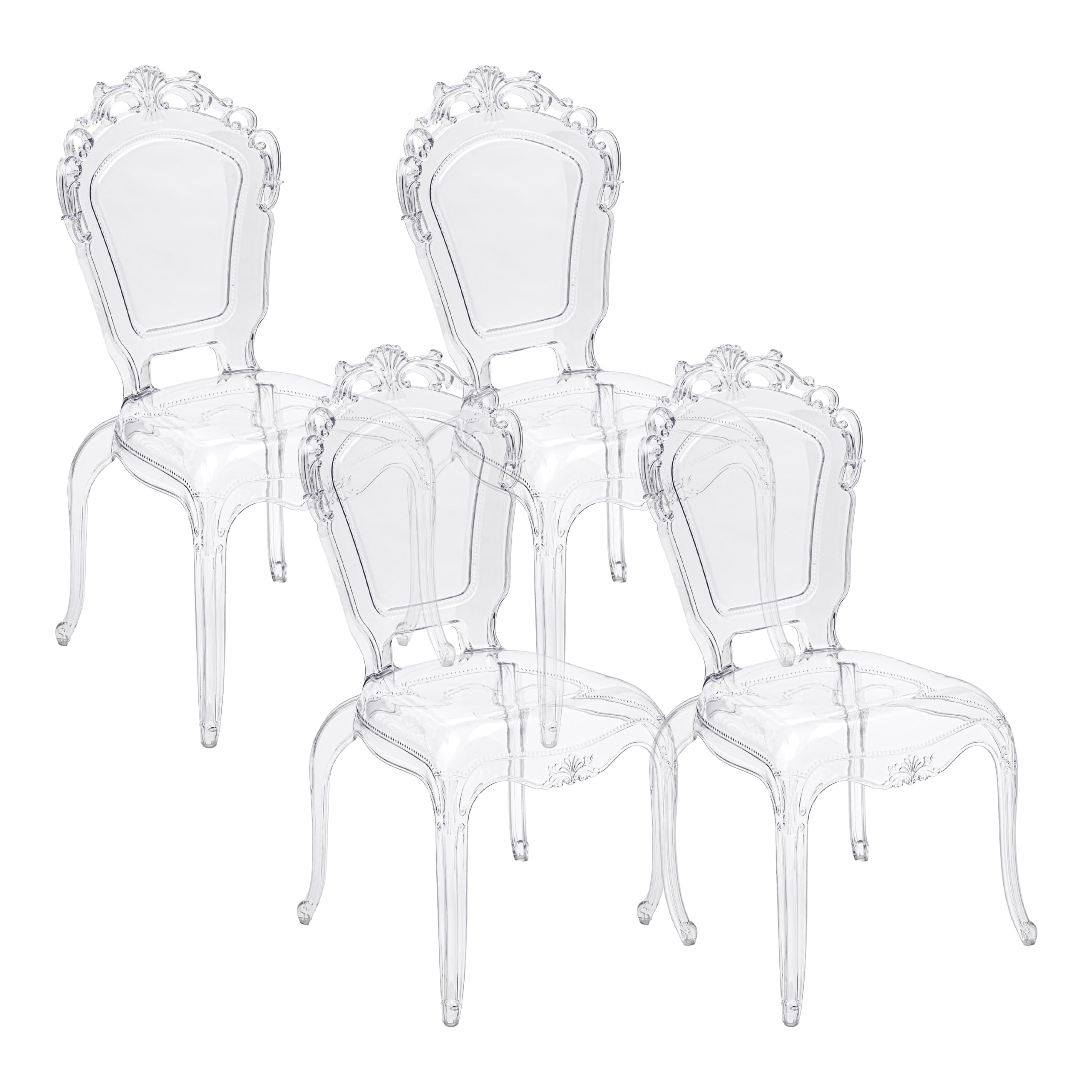 baroni-home-sedie-lot-4-chaises-baroques-transparent-53x53x100-cm image 1