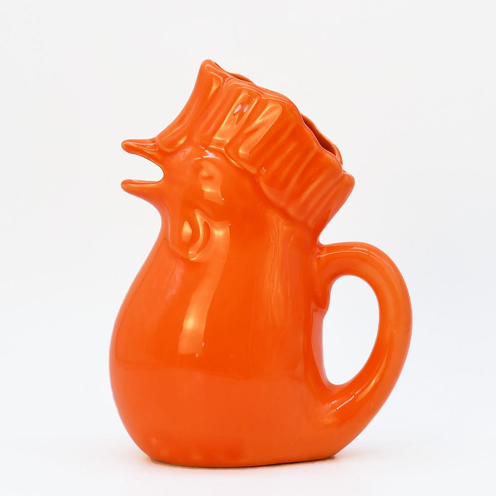 luisa-paix-o-vaisselle-portugaise-carafe-coq-c-ramique-orange-1l image 1