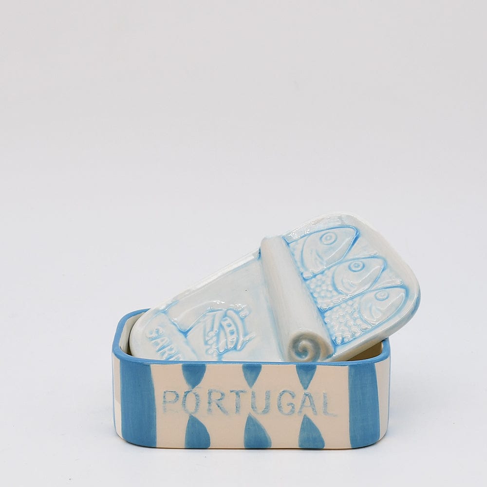 luisa-paix-o-vaisselle-portugaise-bo-te-sardines-c-ramique-turquoise image 1