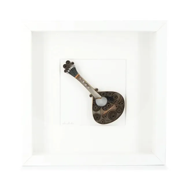 luisa-paix-o-guitarra-tableau-paperolles-25-cm image 1