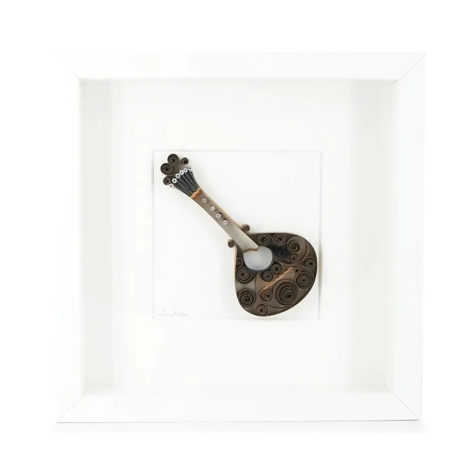 luisa-paix-o-guitarra-tableau-paperolles-25-cm image 1