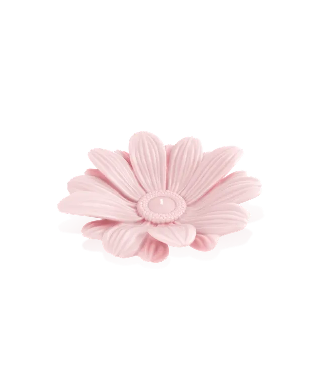 daum-art-de-la-table-or-d-abeille-bougie-fleur-rose-cire-sculpt-e image 1