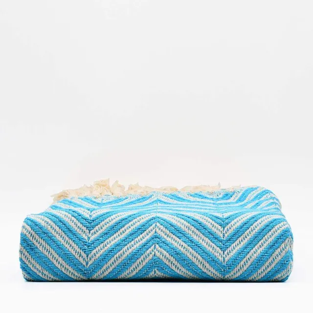 luisa-paix-o-espiga-plaid-coton-turquoise-200x135 image 1