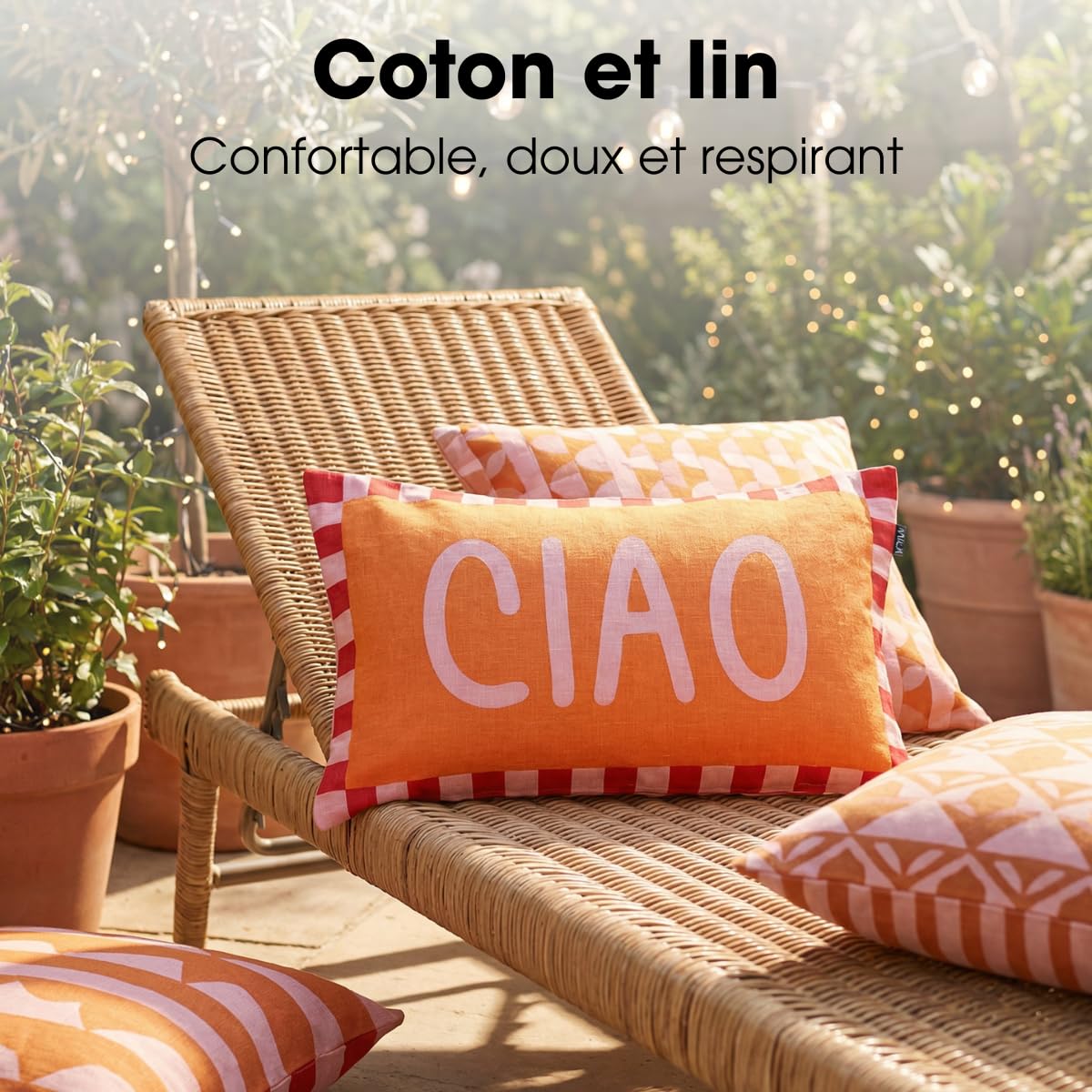 mica-decorations-ciao-coussin-d-coratif-55x35-cm-orange-rose-rouge image 5