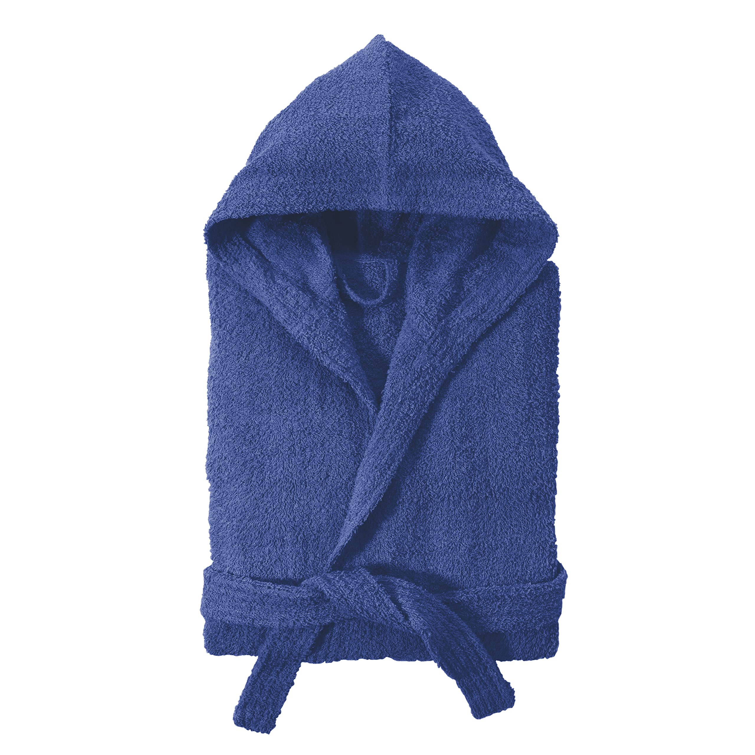 baroni-home-peignoir-enfant-capuche-coton-bleu-ciel-6-ans image 5