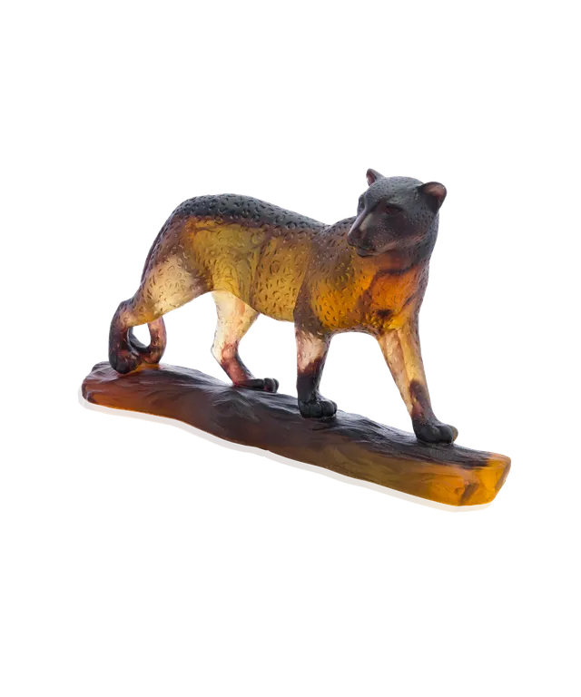 daum-univers-animalier-l-opard-sculpture-cristal-500-ex image 1