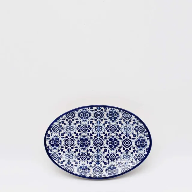 luisa-paix-o-tradicional-plat-c-ramique-bleu-21-cm-azulejos image 1