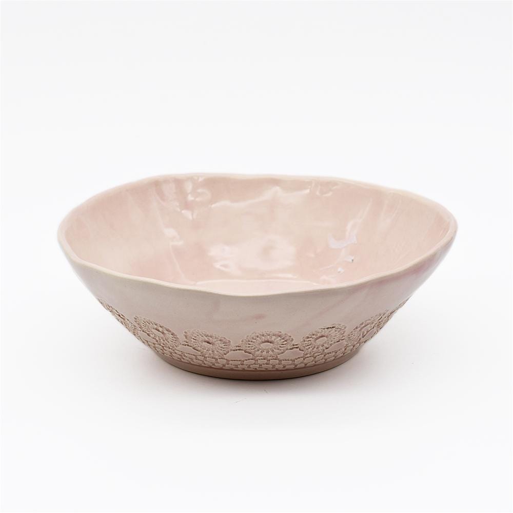 luisa-paix-o-flores-saladier-19cm-rose-c-ramique-artisanale image 2