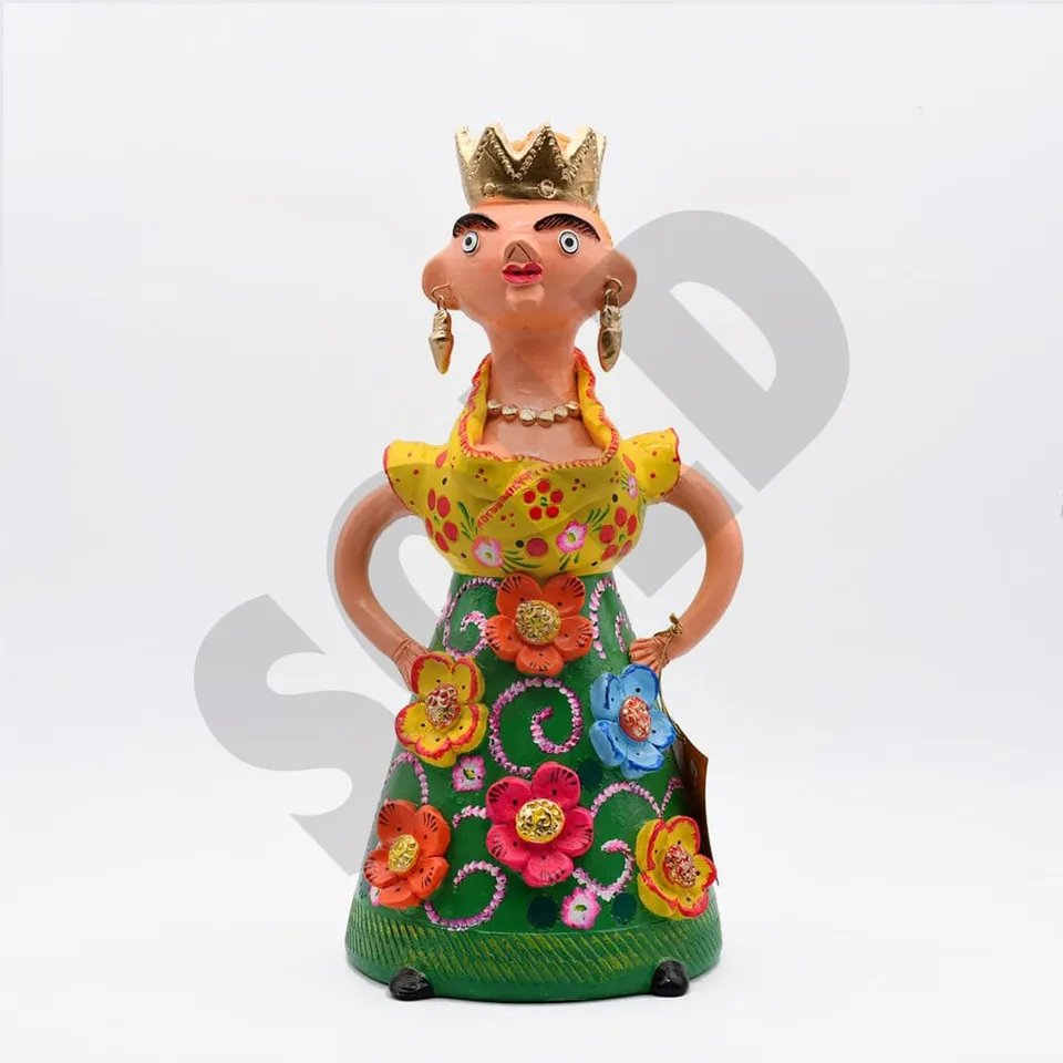 prazeres-c-ta-boneca-minhota-40cm-statue-c-ramique-robe-vive image 1