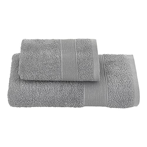 baroni-home-tessile-bagno-lot-2-serviettes-visage-invit-gris-coton image 6