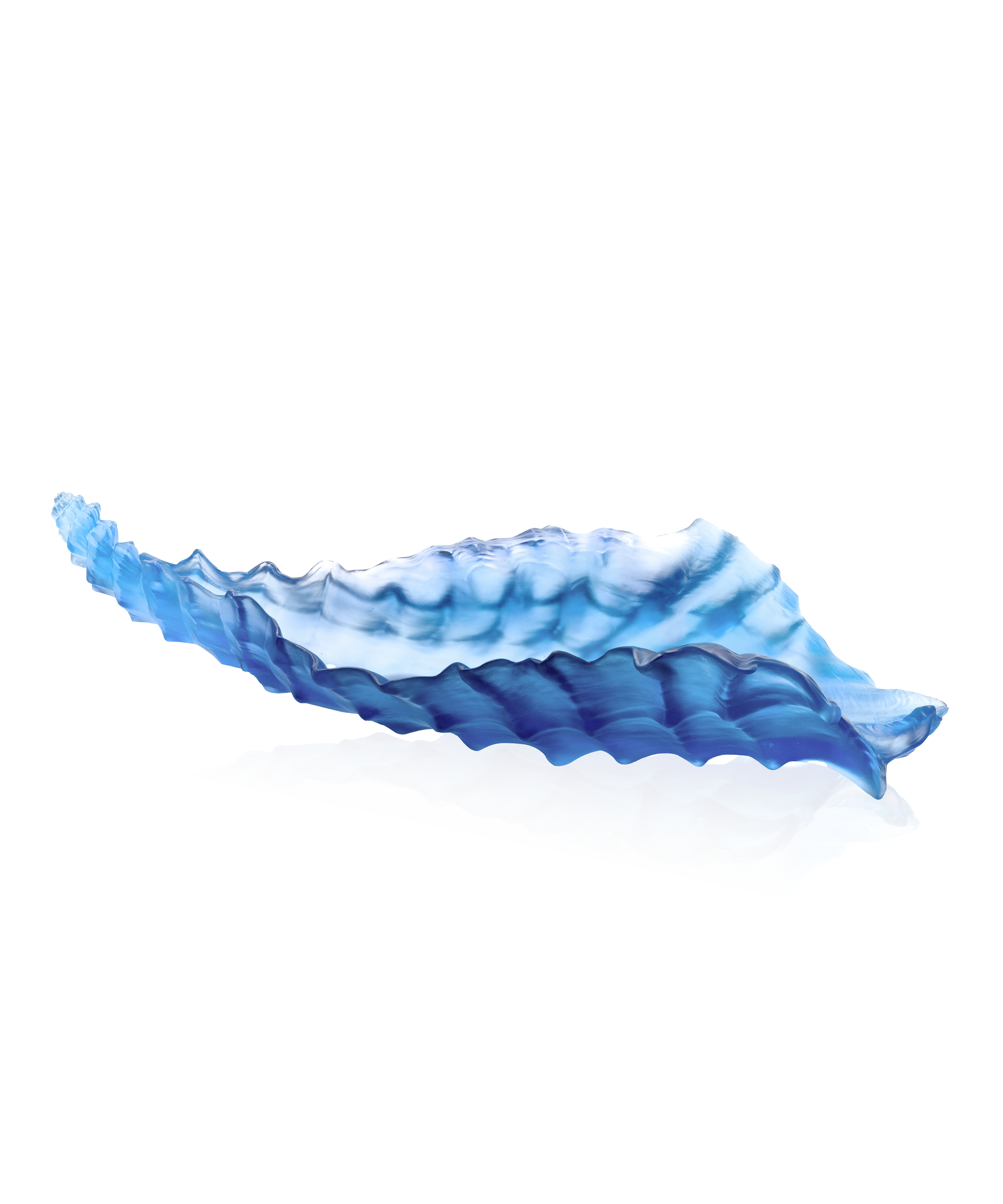 daum-d-coration-cristal-mer-de-corail-centre-de-table-corail image 1