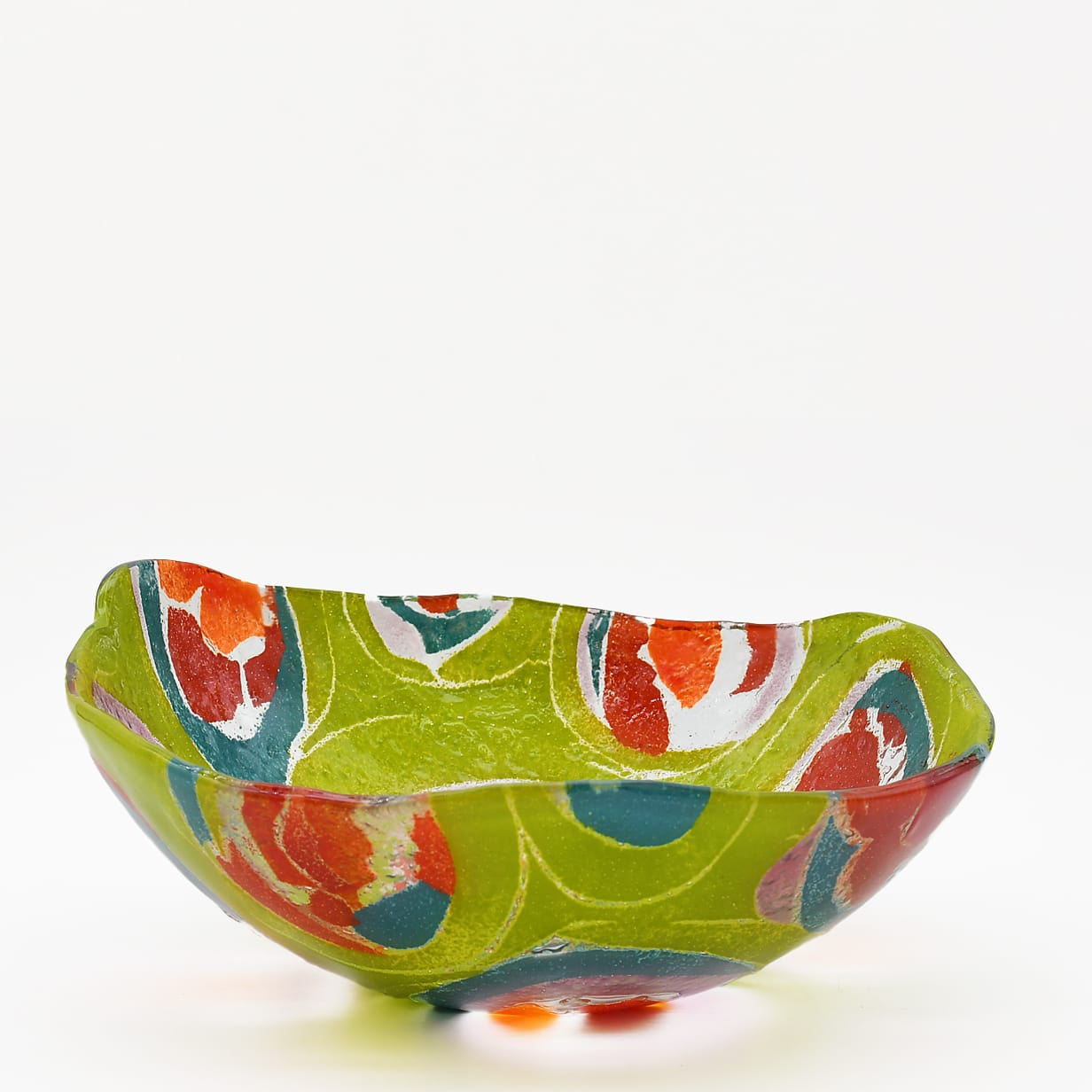 luisa-paix-o-marinha-grande-28cm-saladier-verre-fait-main image 1