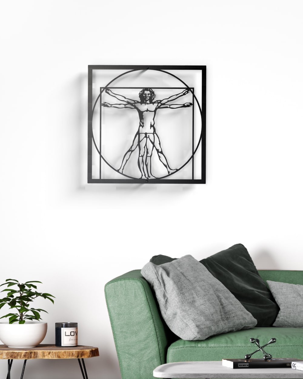 je-suis-art-tableaux-l-homme-vitruve-tableau-m-tal-vinci image 1