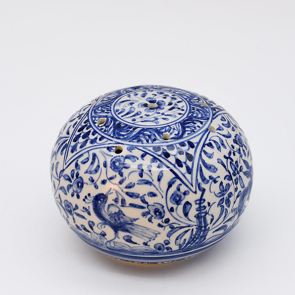 luisa-paix-o-coimbra-porte-encens-c-ramique-12-cm-bleu-7-trous image 3