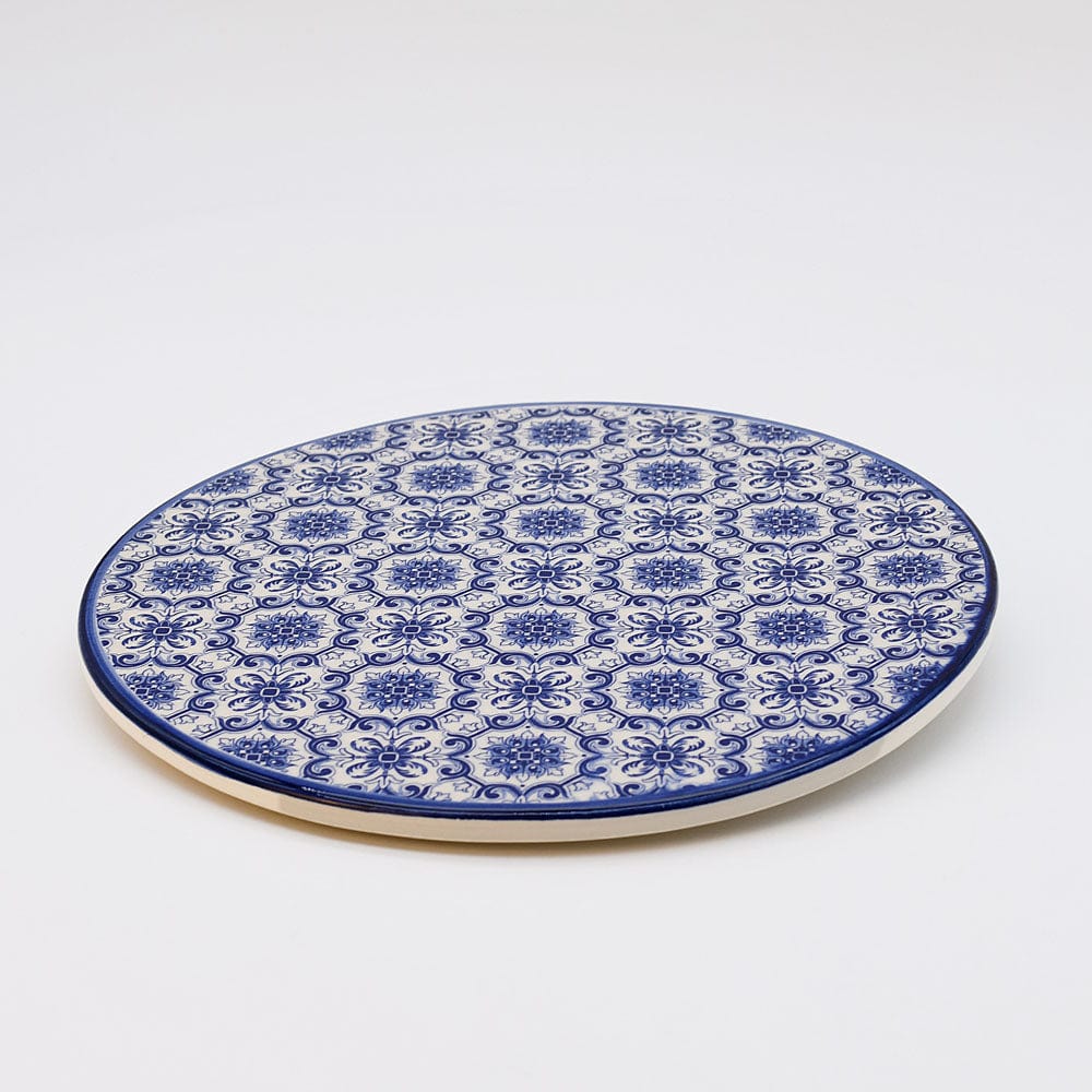 luisa-paix-o-padr-o-plateau-c-ramique-bleu-23-cm image 3