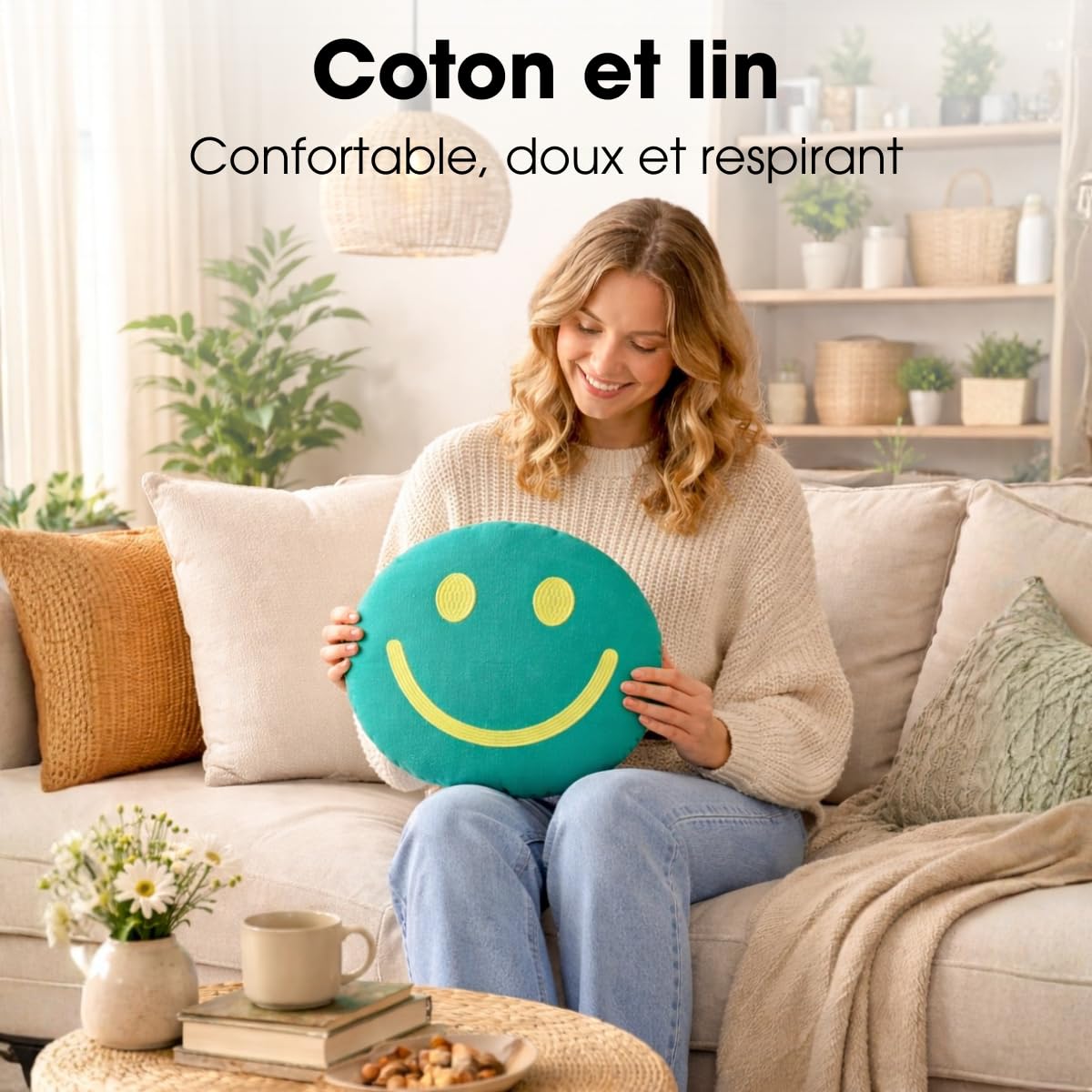 mica-decorations-smiley-coussin-d-coratif-vert-45cm image 5