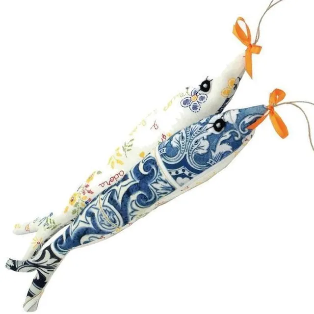 luisa-paix-o-sardine-tissu-lavande-30-cm-coton-portugal image 1