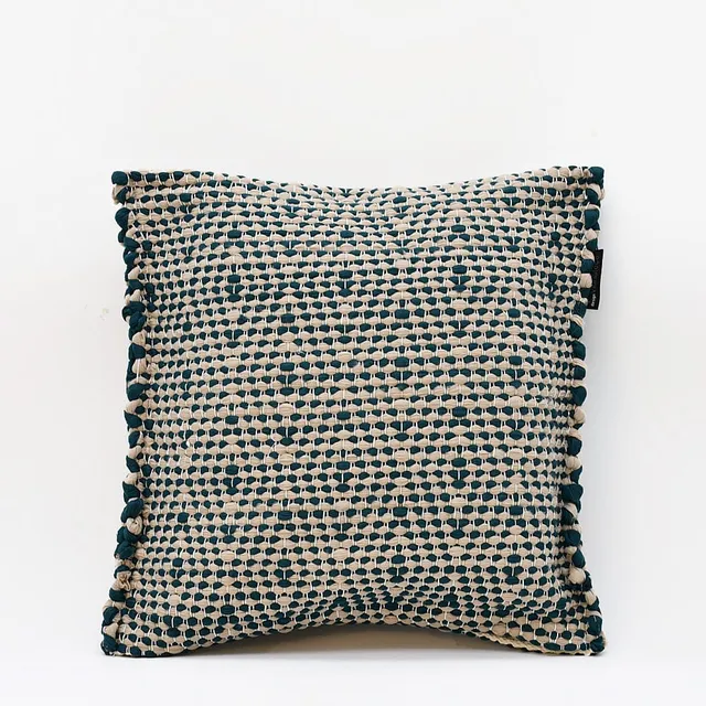 luisa-paix-o-housse-de-coussin-fibres-recycl-es-vert-40x40cm image 1