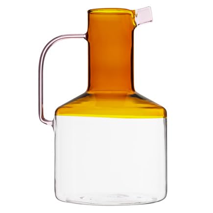 baroni-home-cucina-carafe-verre-borosilicat-1-5l-bicolore-bomb-e image 5