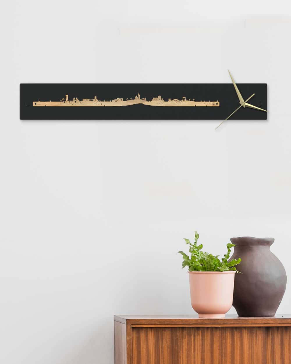 je-suis-art-marseille-horloge-murale-skyline-bois-m-tal image 1