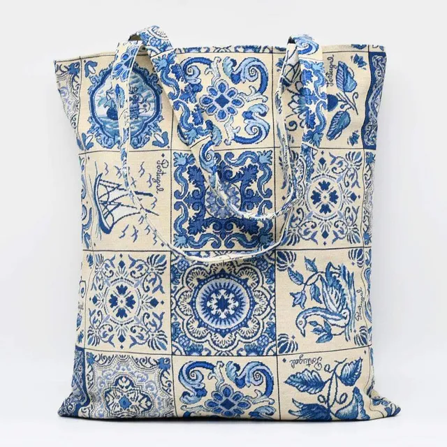 luisa-paix-o-azulejos-tote-bag-tissu-43x40-cm-zip image 1