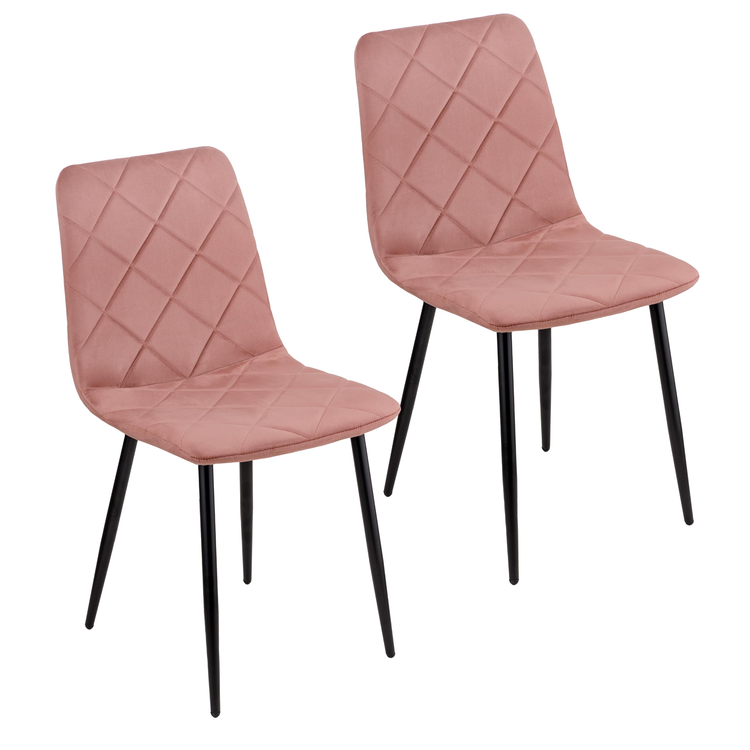 baroni-home-sedie-chaise-velours-gris-pieds-fer-52x44x85 image 8