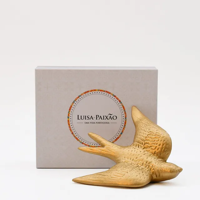 luisa-paix-o-coffret-hirondelle-d-coration-c-ramique-dor-e-10-cm image 1