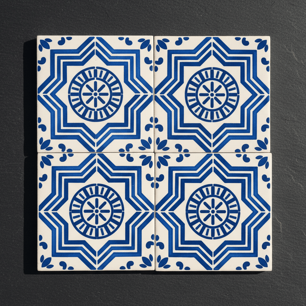 luisa-paix-o-azulejos-padr-o-11x11cm-carreau-peint-main-portugais image 2
