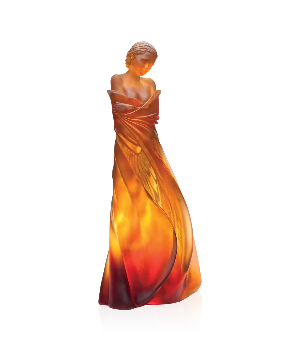 daum-art-cristal-l-hiver-en-soi-ambre-sculpture-125-ex image 1