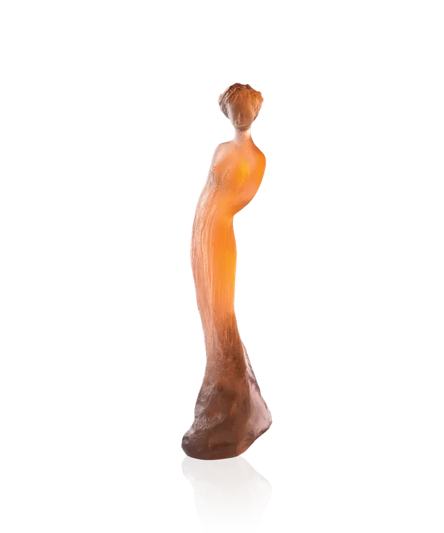 daum-univers-f-minin-am-lie-ambre-grise-sculpture-375-ex-richard image 1