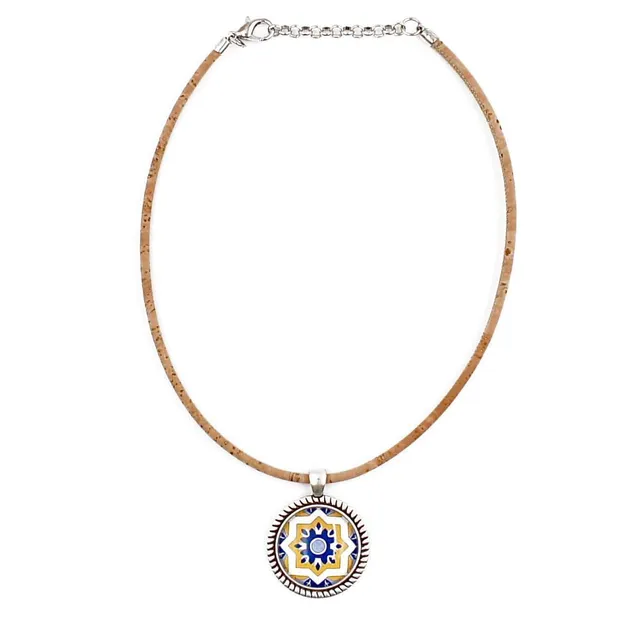 luisa-paix-o-collier-li-ge-pendentif-azulejos-m-tal image 1